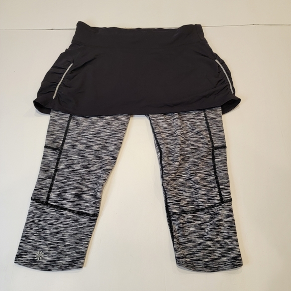 Athleta Space Dye Contender Skort Leggings Size Small Petite - Picture 4 of 14